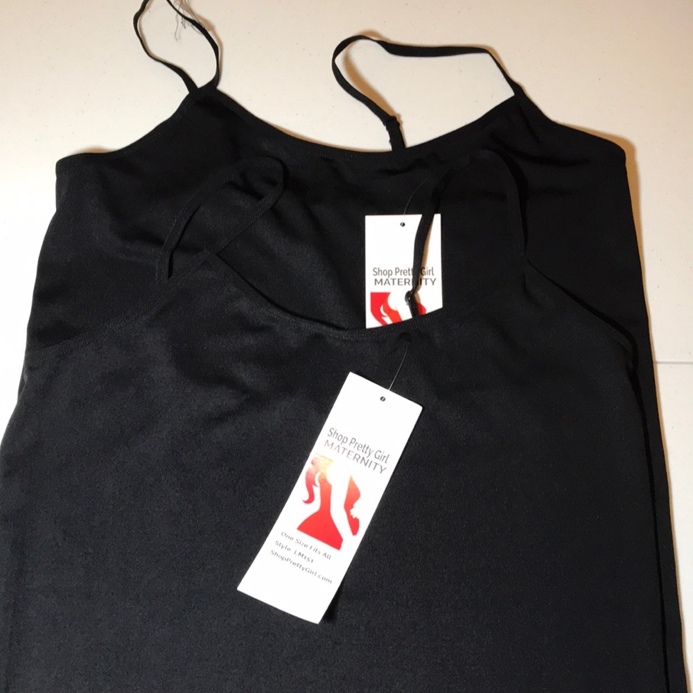 Maternity Cami / Tank  2 Pieces Black
